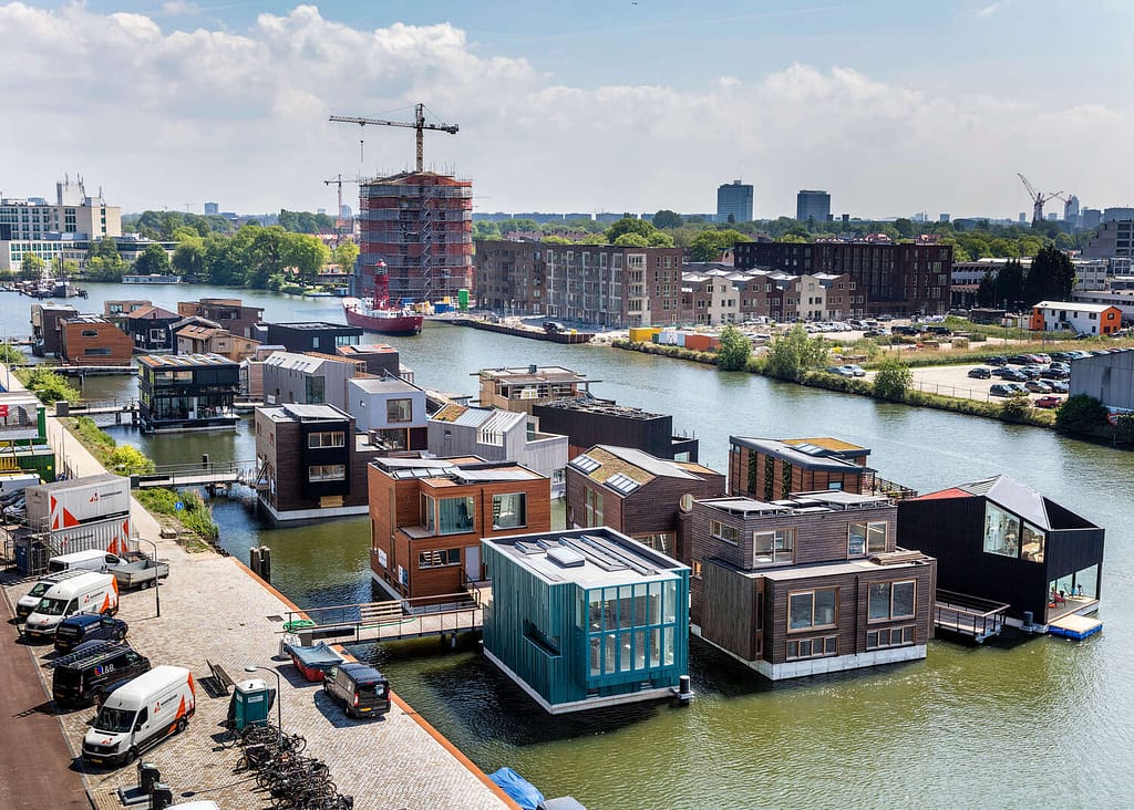Europe's most sustainable neighborhood, the floating community called Schoonship